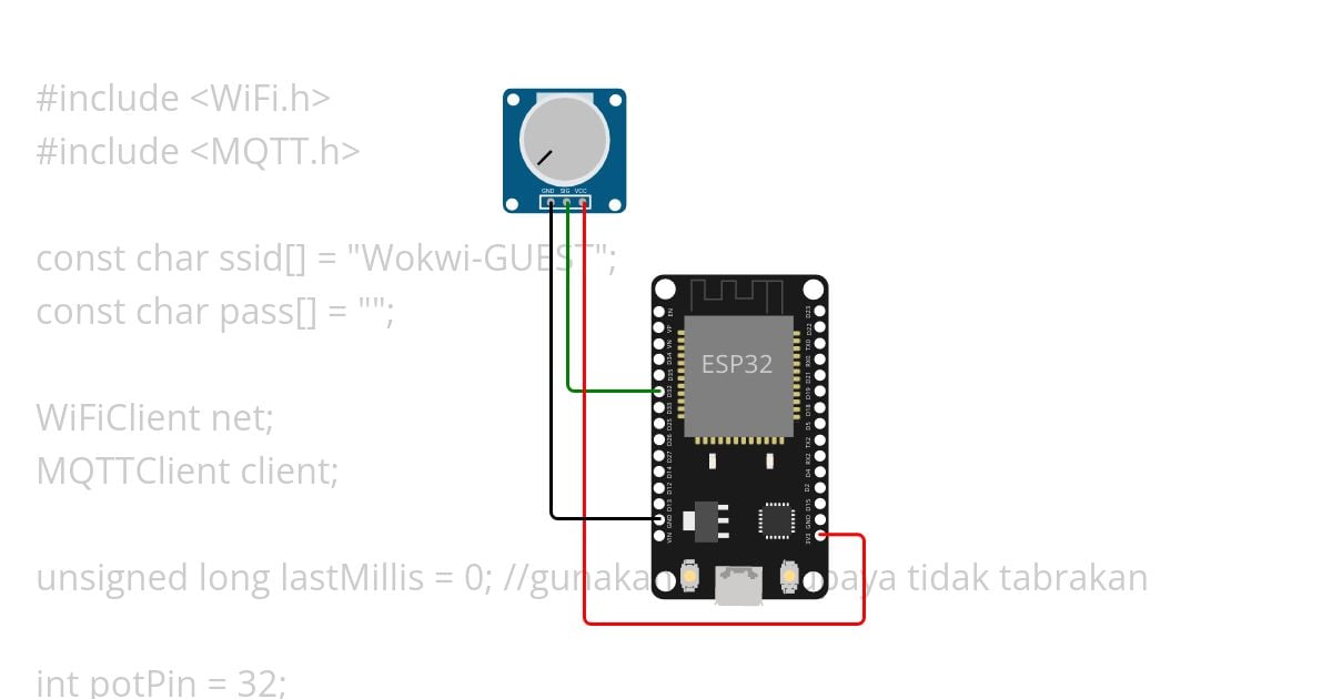 ESP32 publish data sensor broker emqx simulation