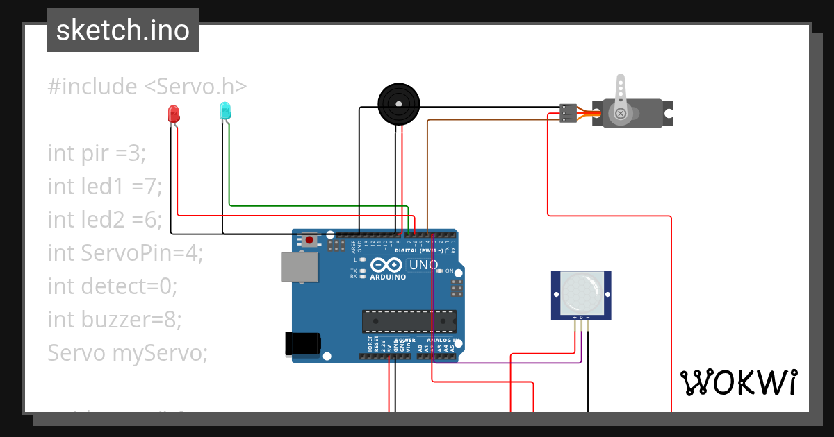 smart home - Wokwi ESP32, STM32, Arduino Simulator