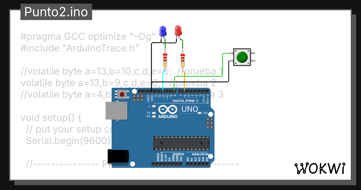 2 - Wokwi ESP32, STM32, Arduino Simulator