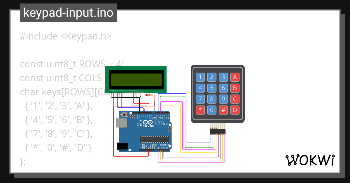 keypad-input.ino Copy - Wokwi ESP32, STM32, Arduino Simulator