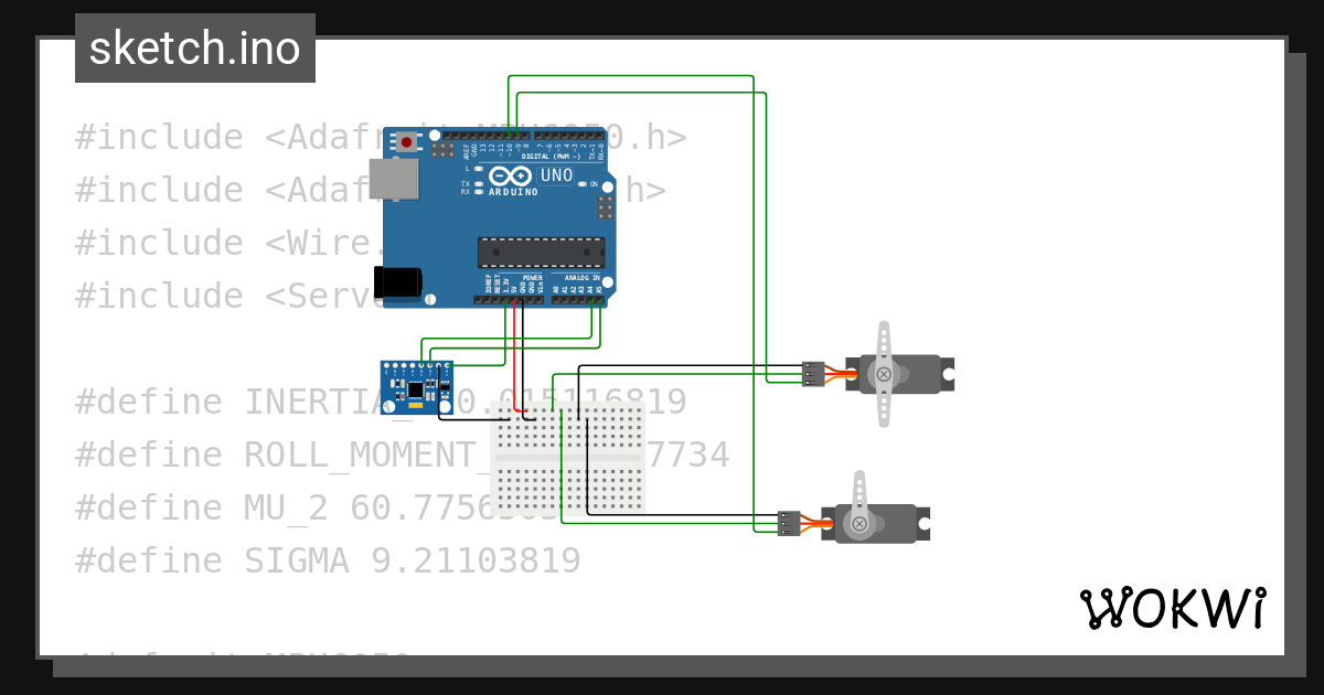 Autopilot 1 wokwi esp32 stm32 arduino simulator