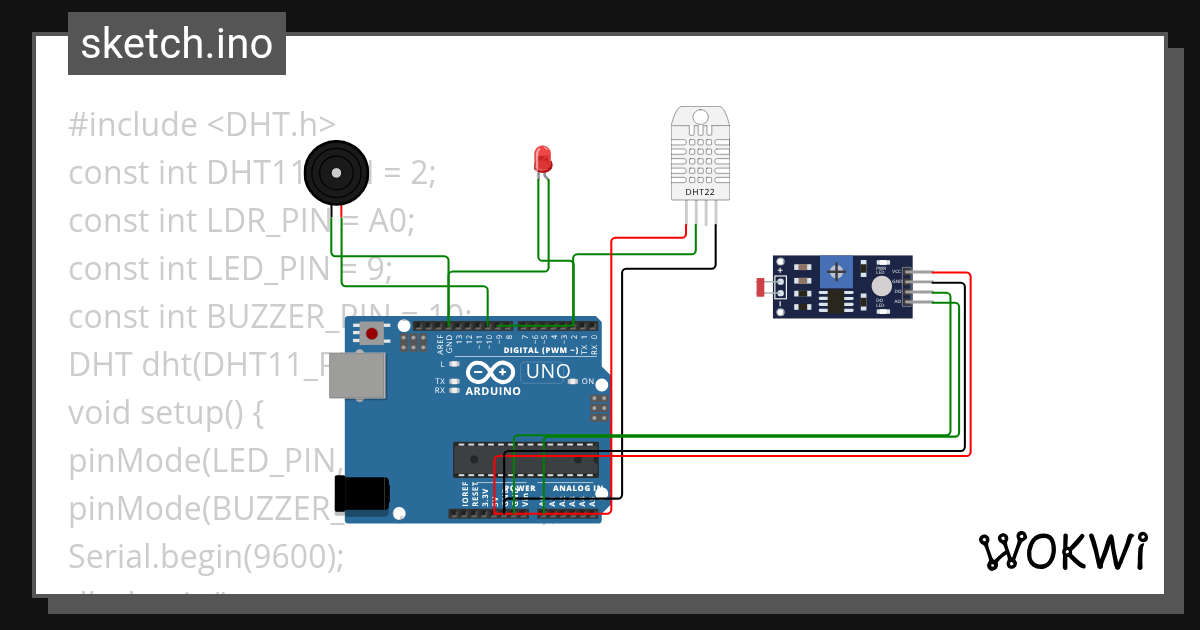 smart home - Wokwi ESP32, STM32, Arduino Simulator