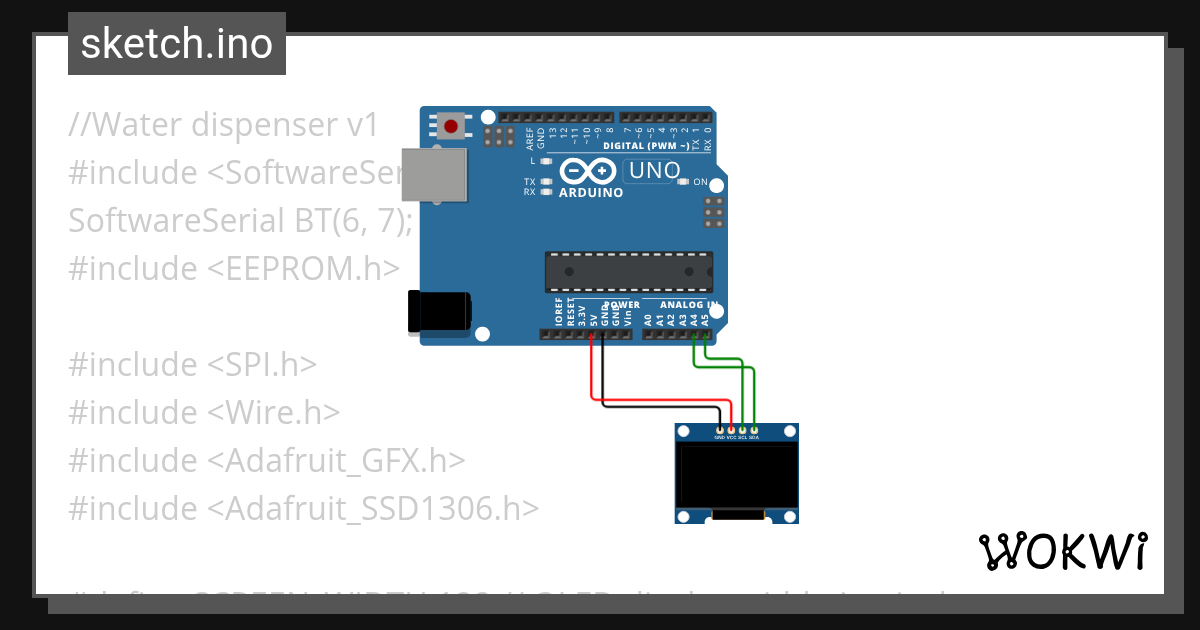 Water Dispenser v1 - Wokwi ESP32, STM32, Arduino Simulator