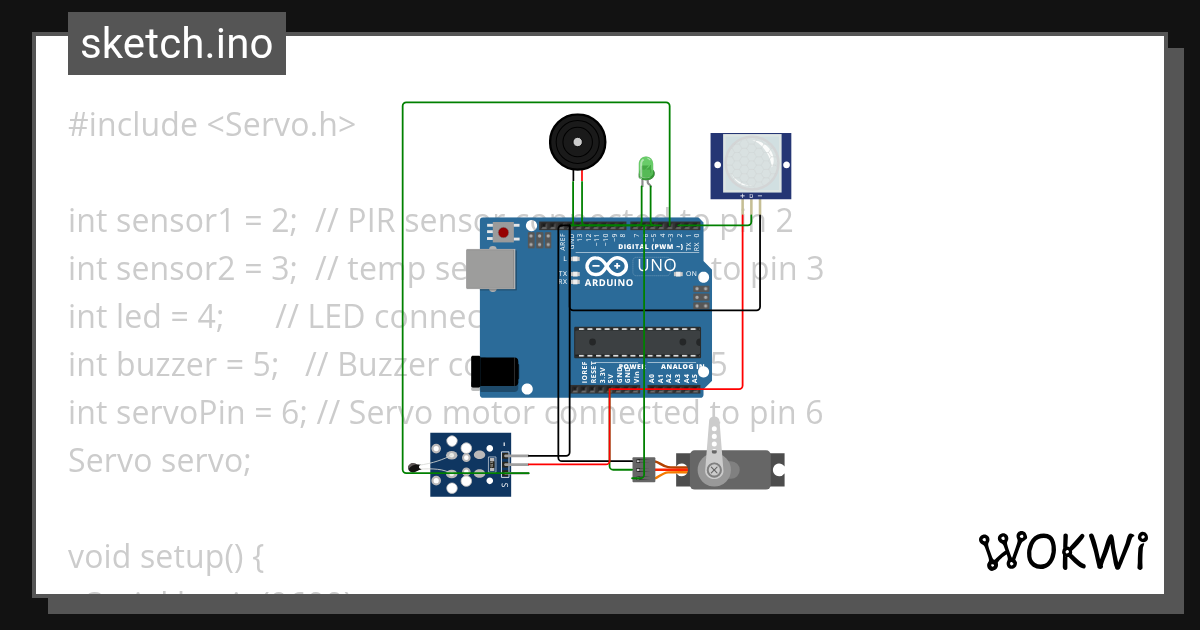 Smart Home - Wokwi ESP32, STM32, Arduino Simulator