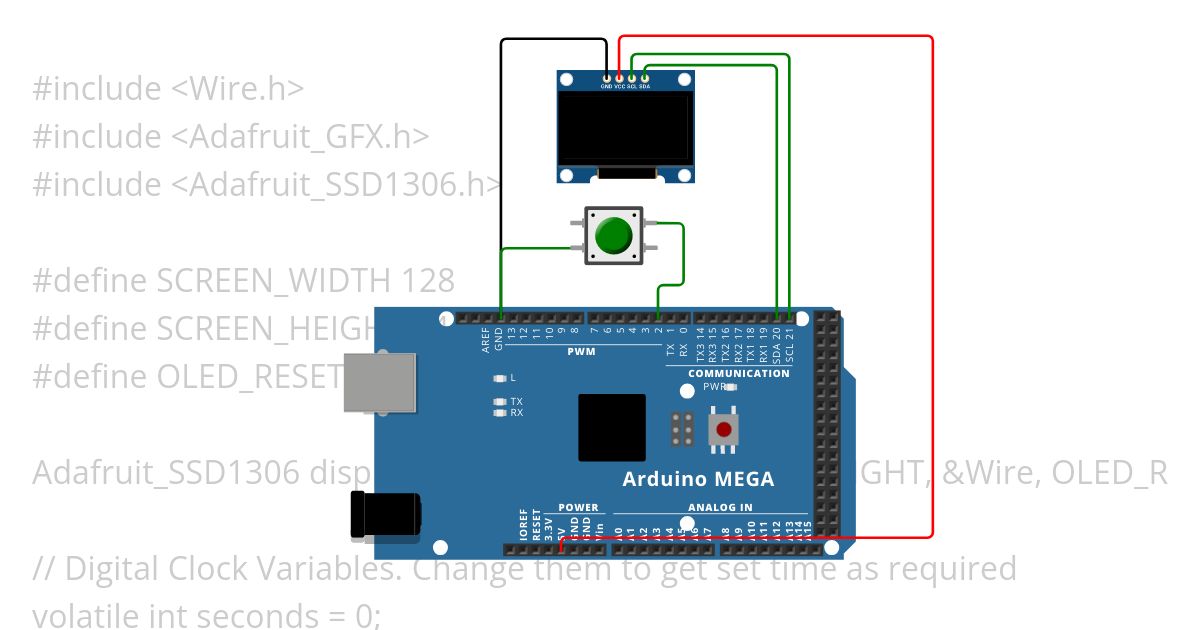 TimerInterruptDigitalClock simulation