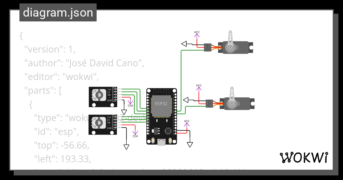 Controlling Servo Motors Wokwi Esp32 Stm32 Arduino Simulator