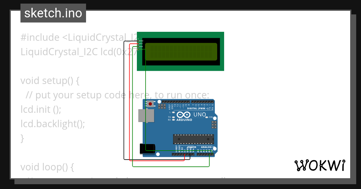 lcd i2c 2 - Wokwi ESP32, STM32, Arduino Simulator