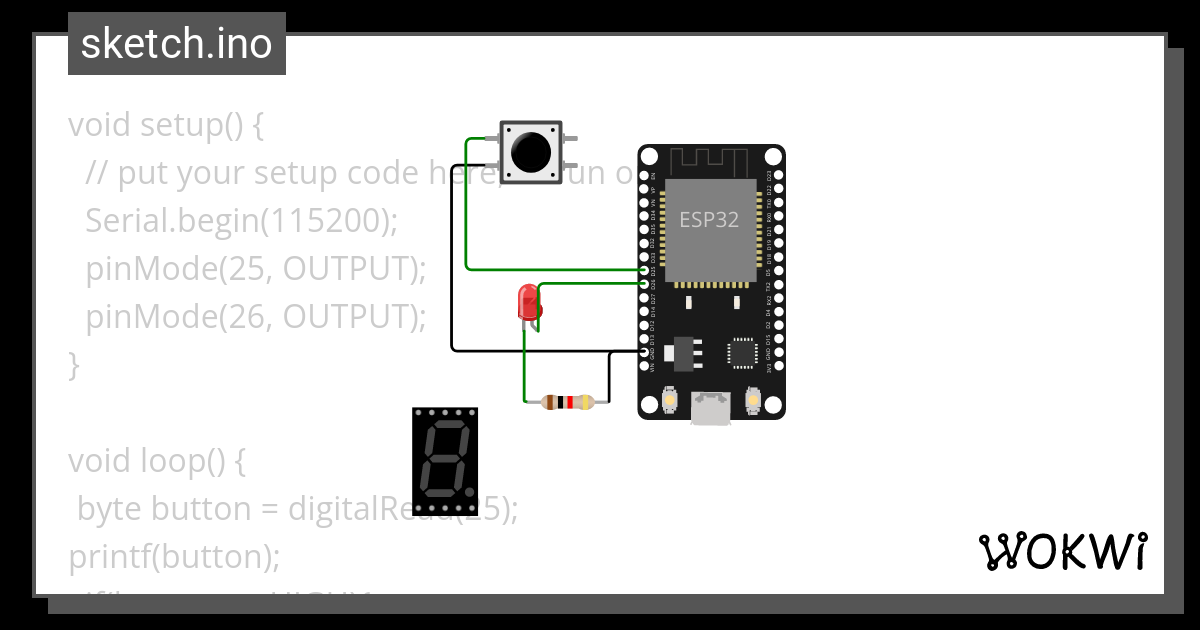 Task 2 B - Wokwi ESP32, STM32, Arduino Simulator