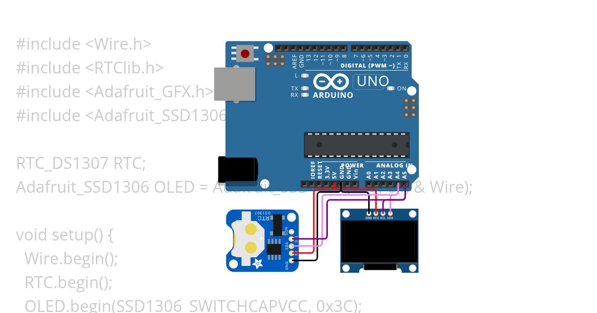 Digital Watch - Clio simulation