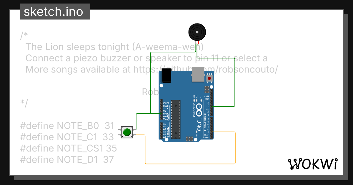 ver 6 buzzer pasivo - Wokwi ESP32, STM32, Arduino Simulator