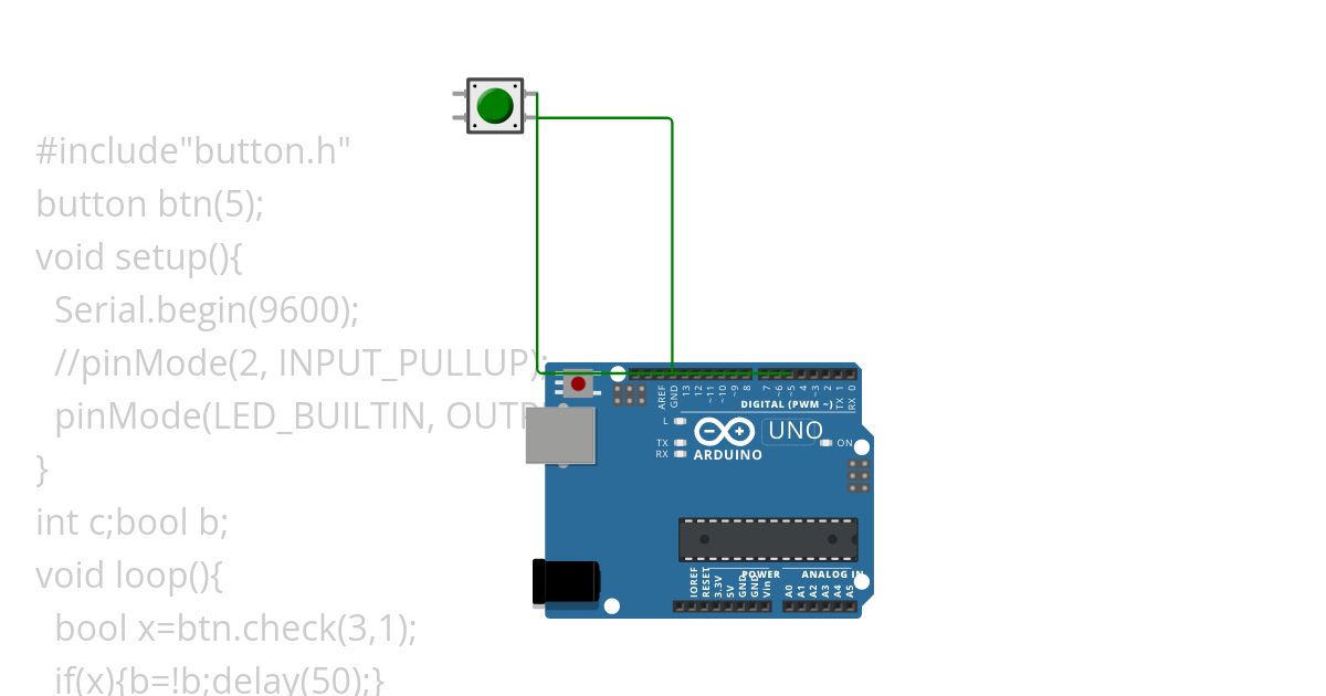 Button  simulation