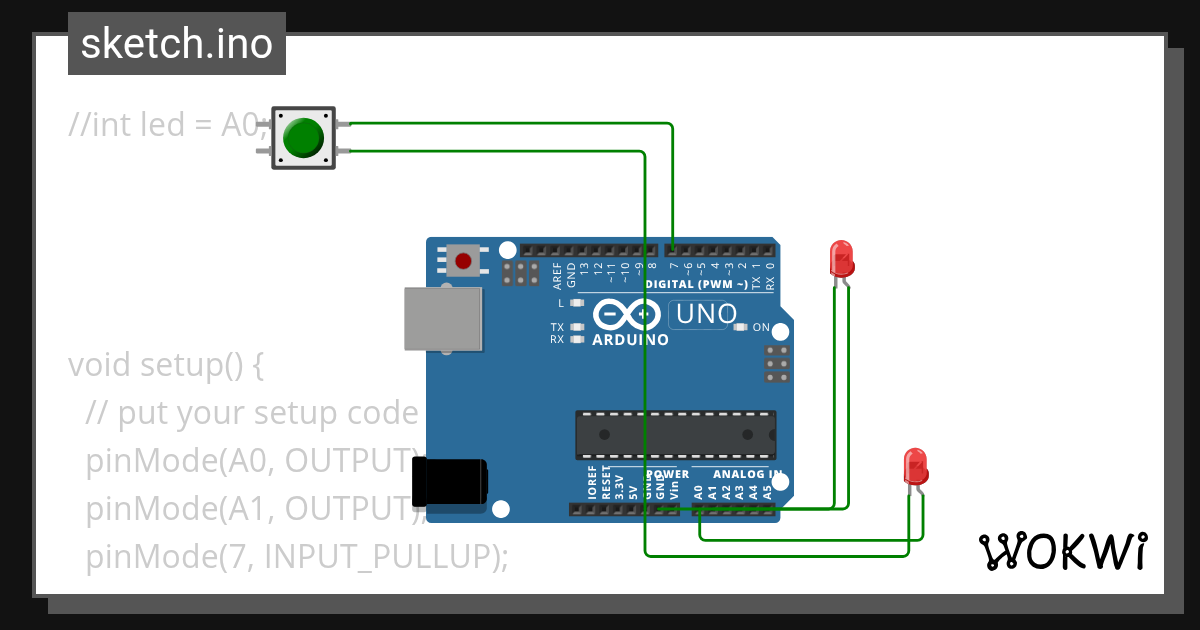 uno - Wokwi ESP32, STM32, Arduino Simulator