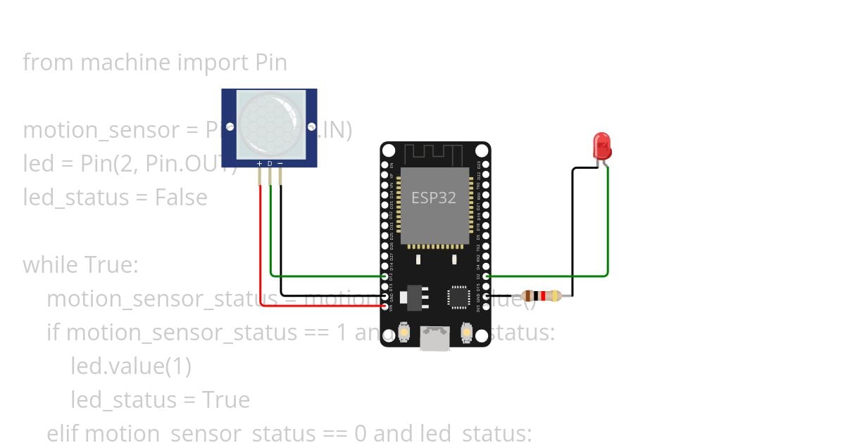 Motion Detector simulation