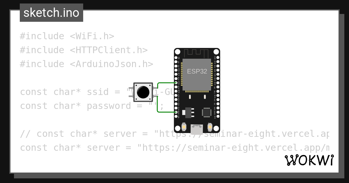 Seminar http wokwi esp32 stm32 arduino simulator