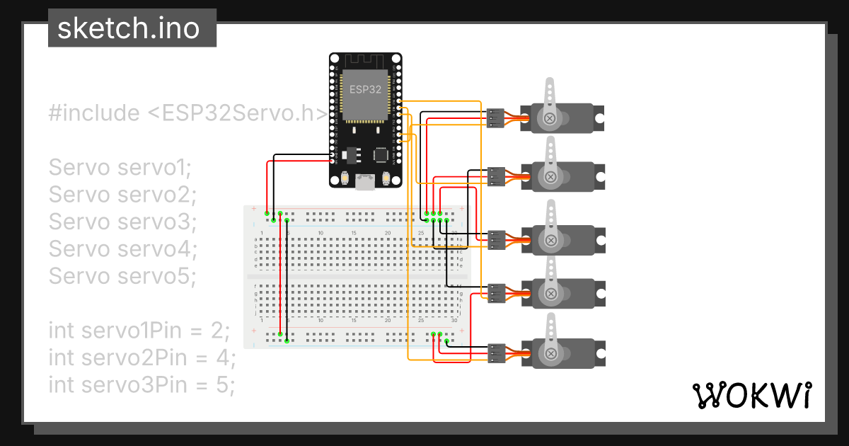 SERVO_CONTROL - Wokwi ESP32, STM32, Arduino Simulator