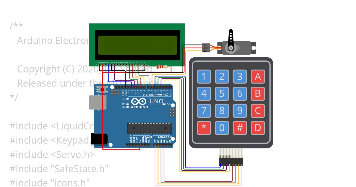 electronic-safe.ino Copy simulation