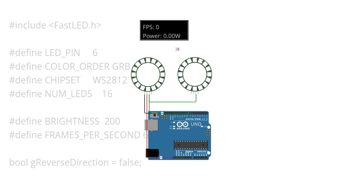 ws2812  simulation