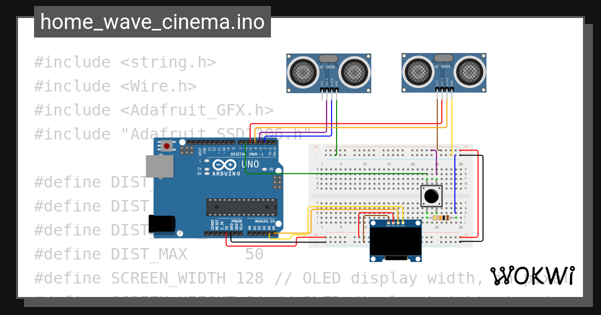 Home wave cinema ino wokwi esp32 stm32 arduino simulator