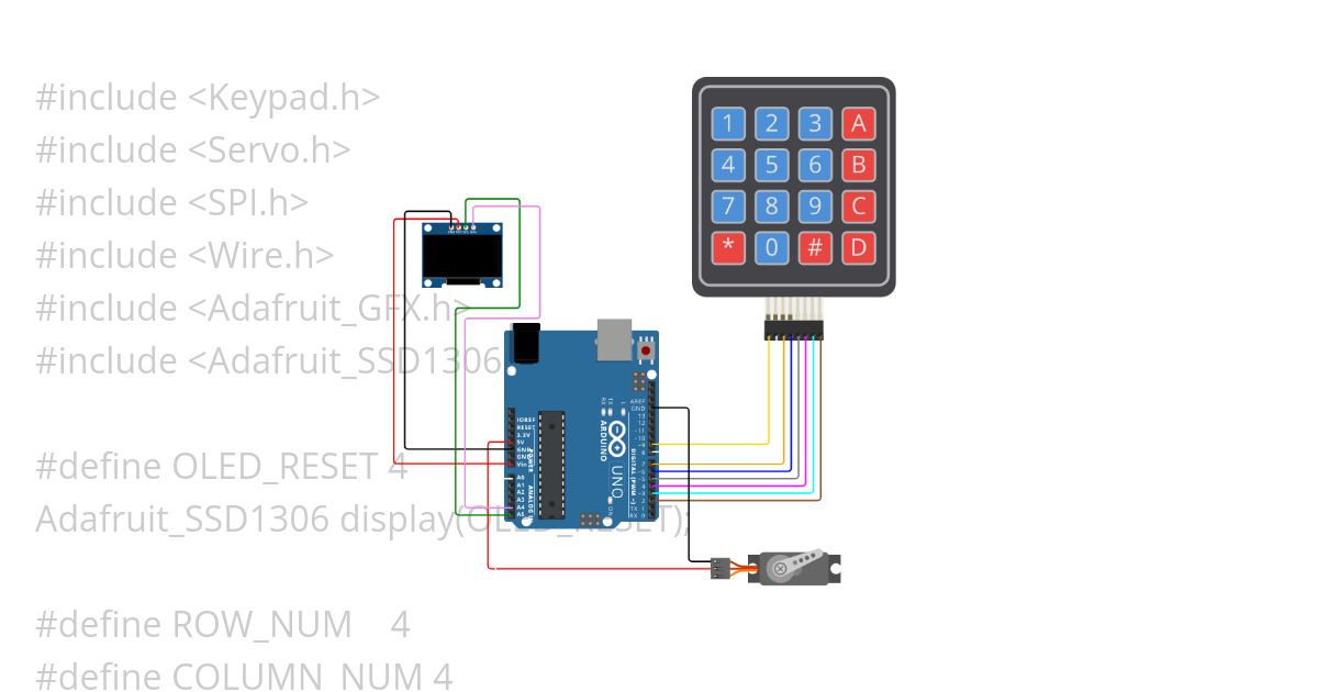 Berangkas Password Keypad simulation