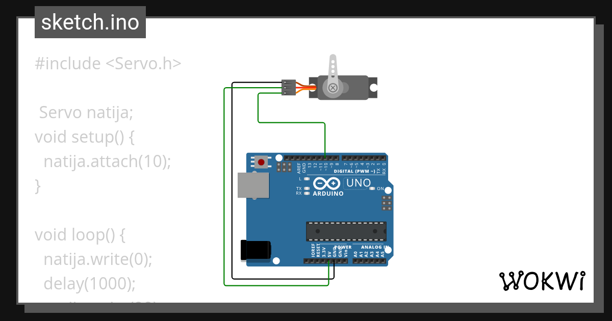 211 servo - Wokwi ESP32, STM32, Arduino Simulator