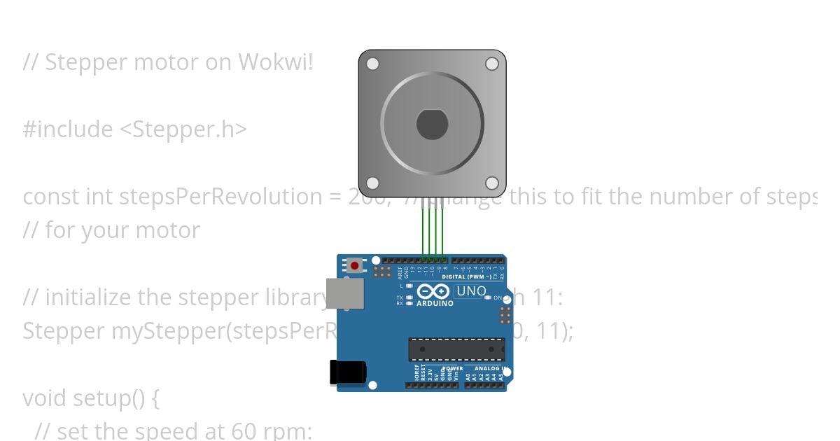 stepper-motor simulation