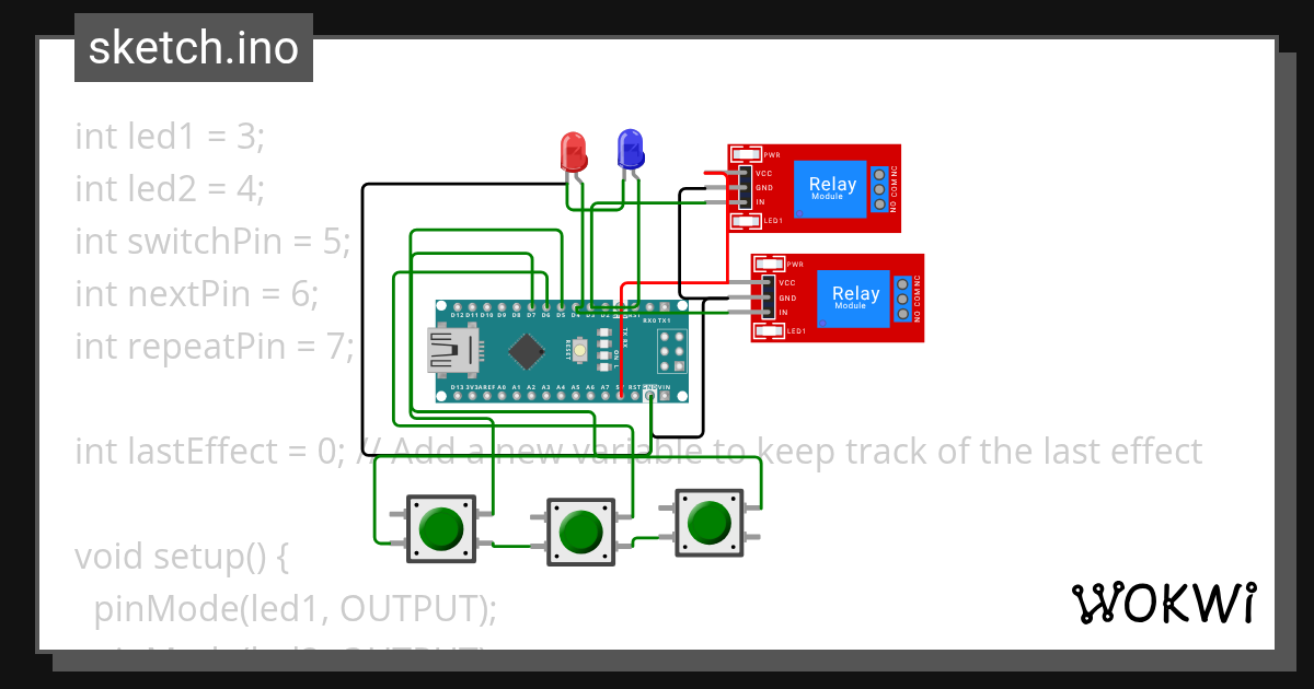 nano - Wokwi ESP32, STM32, Arduino Simulator