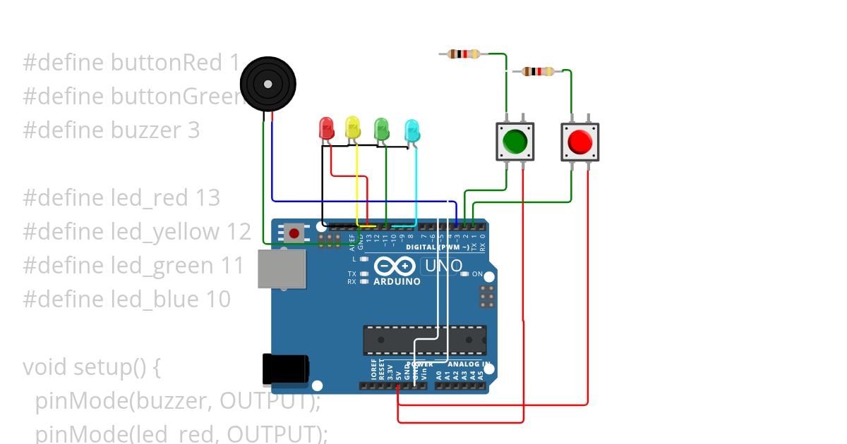 basic lamp 1 + button + case simulation