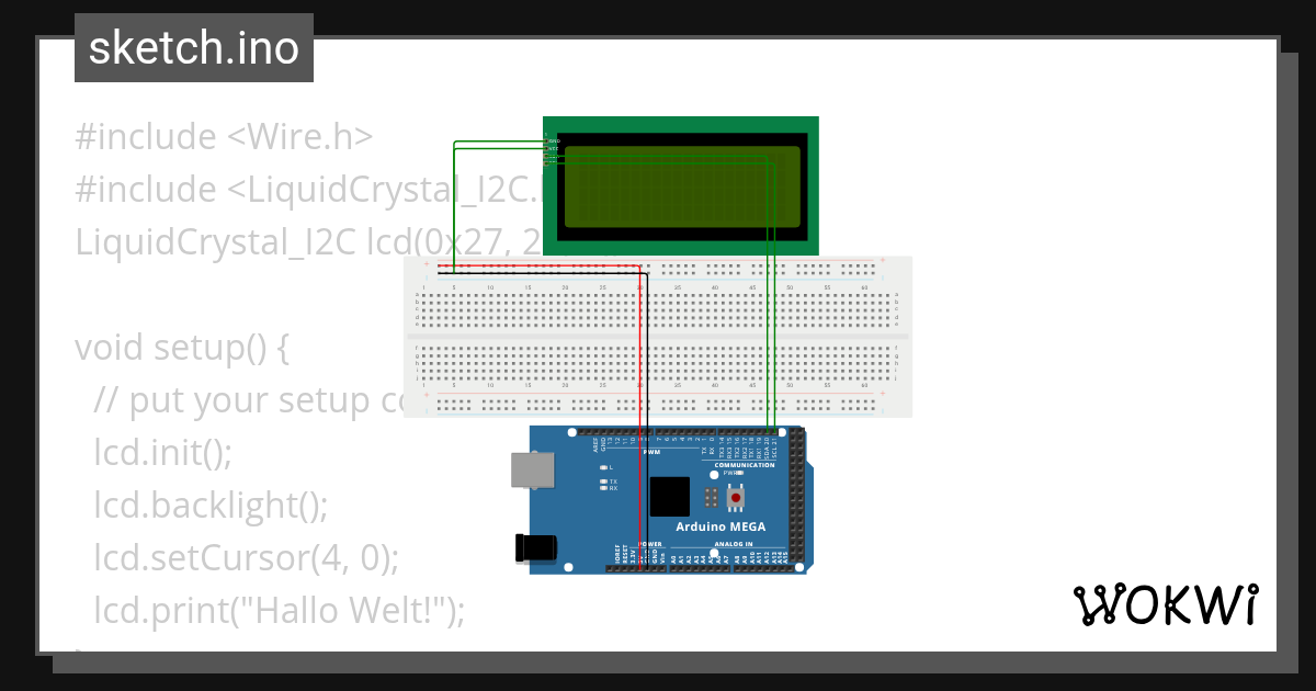 LCD_I2C_Test - Wokwi ESP32, STM32, Arduino Simulator
