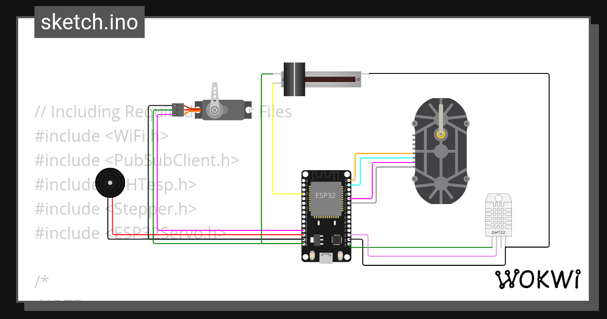 gas pipeline monitoring systems for hospitals - Wokwi ESP32, STM32 ... image.