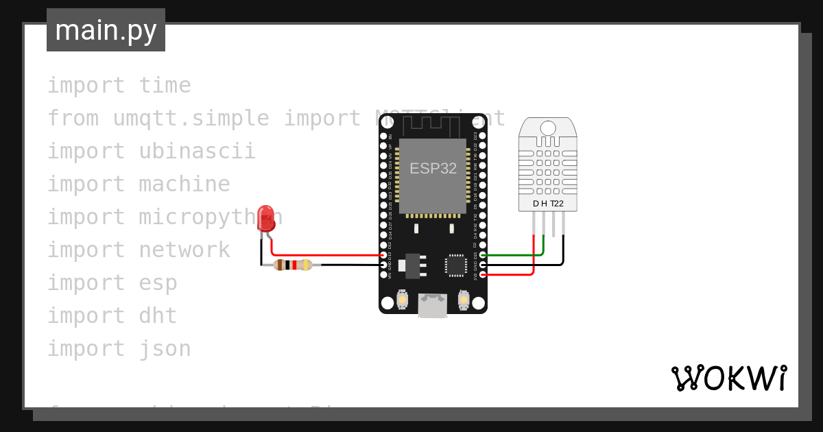 MicroPython MQTT 2 Copy - Wokwi ESP32, STM32, Arduino Simulator