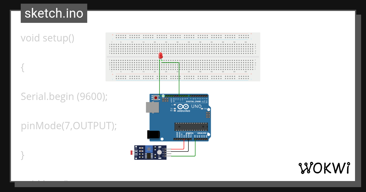 LDR - Wokwi ESP32, STM32, Arduino Simulator