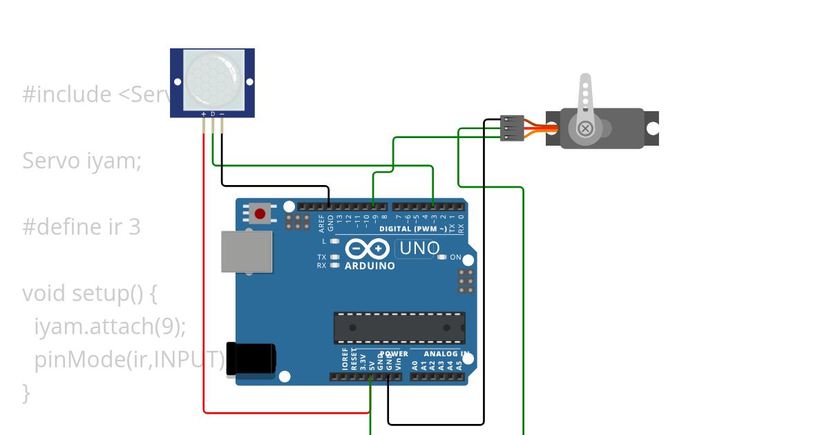 ir and servo simulation