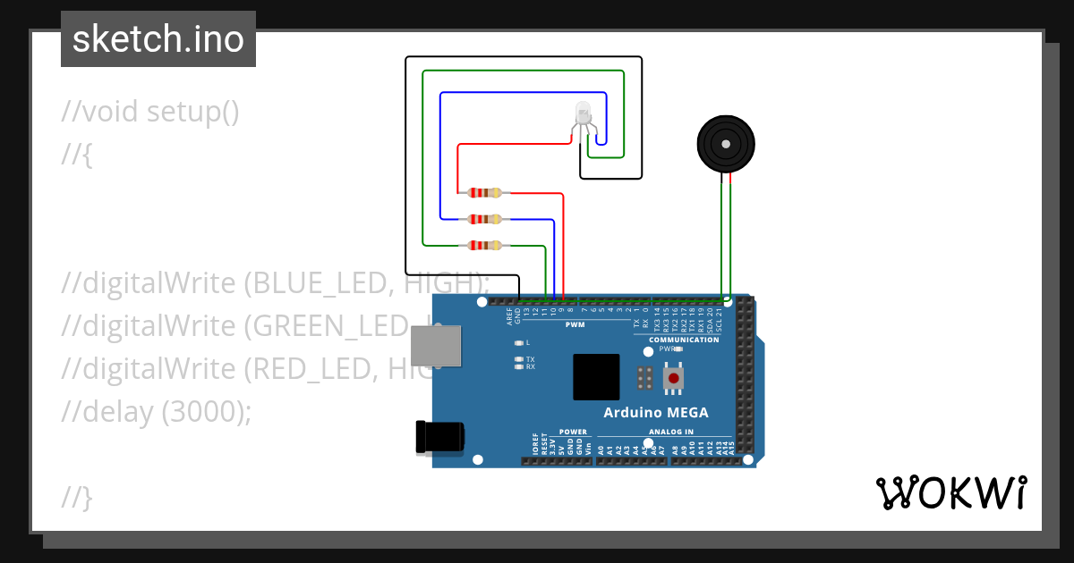 RGB LED Example Copy - Wokwi ESP32, STM32, Arduino Simulator