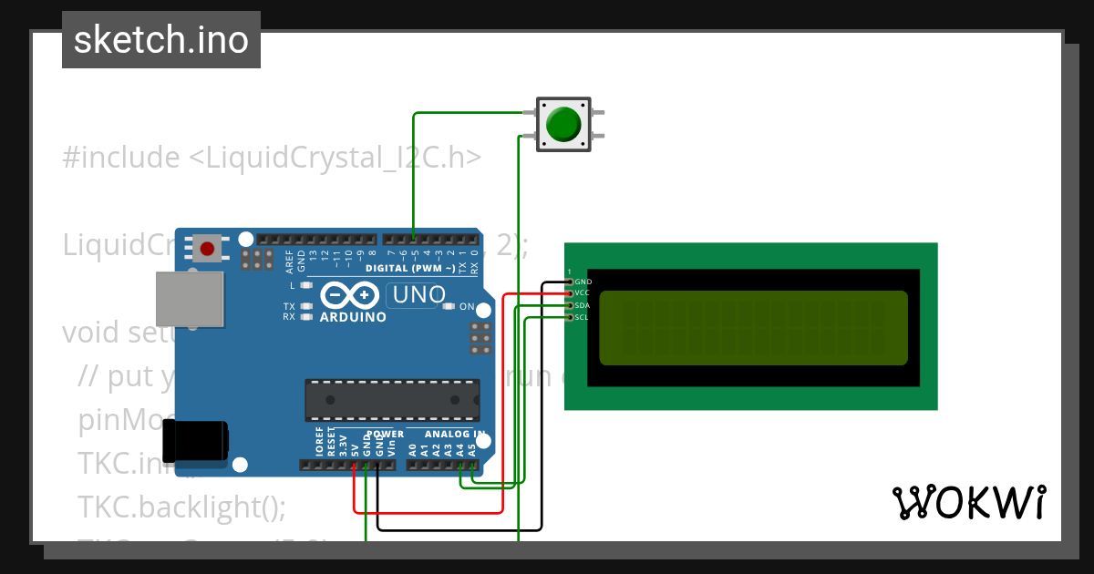 I2C_Exaple - Wokwi ESP32, STM32, Arduino Simulator