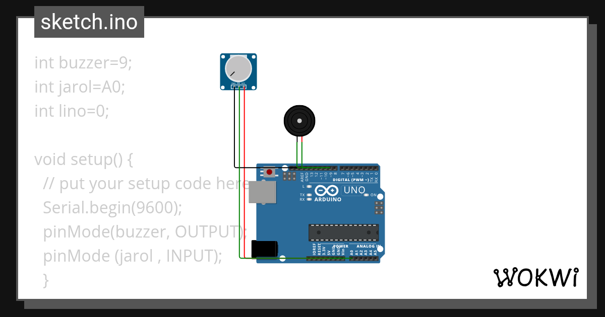 POTENTIOMETER - Wokwi ESP32, STM32, Arduino Simulator