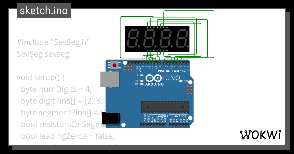 7seg Counter Ino Wokwi Esp32 Stm32 Arduino Simulator 0640