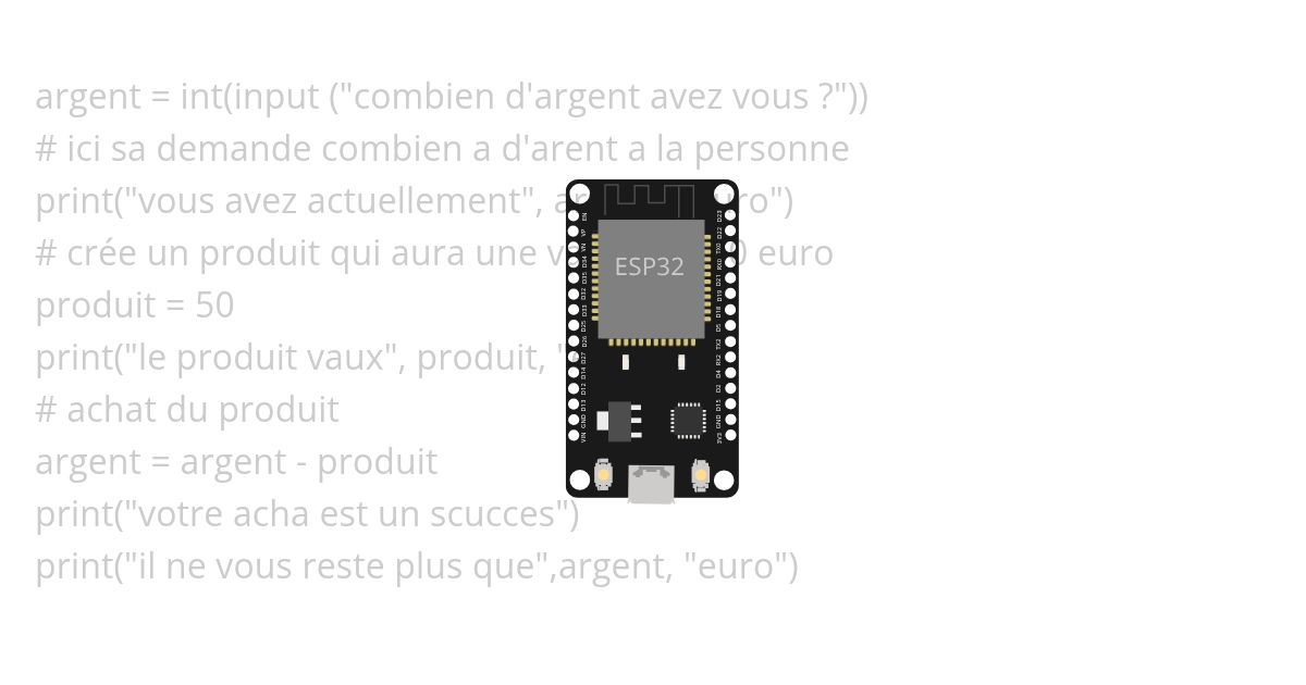 aprentisage de prog simulation