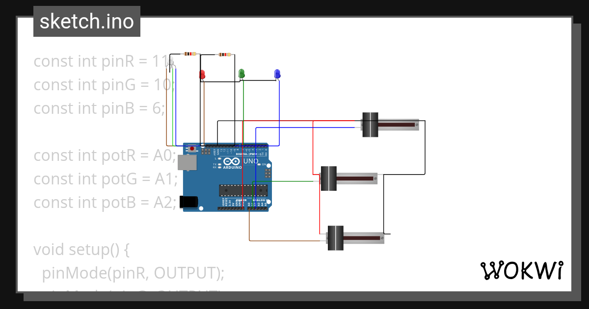 RGB - Wokwi ESP32, STM32, Arduino Simulator