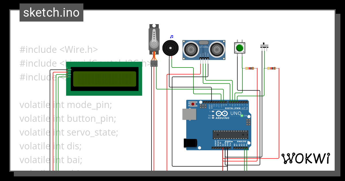 Parking lot system - Wokwi ESP32, STM32, Arduino Simulator