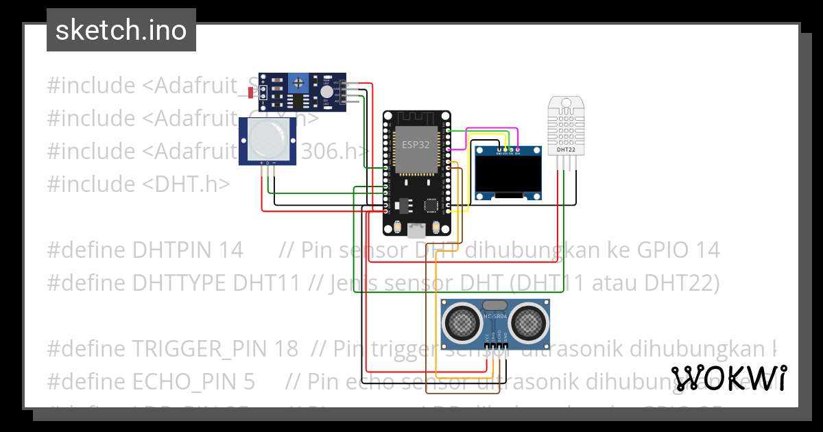 smarthome ini - Wokwi ESP32, STM32, Arduino Simulator