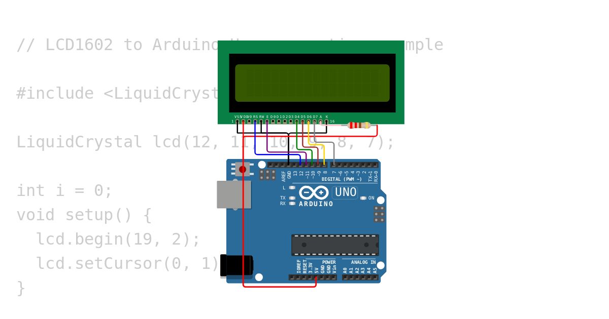 lcd1602.ino Copy simulation