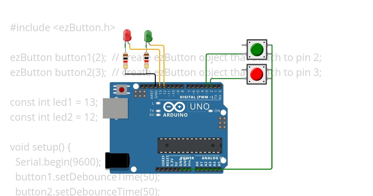 PushButton simulation