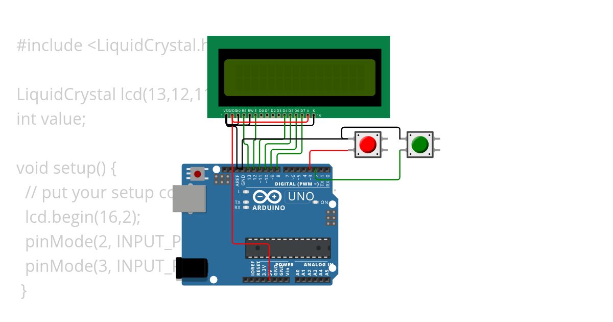 LCD simulation
