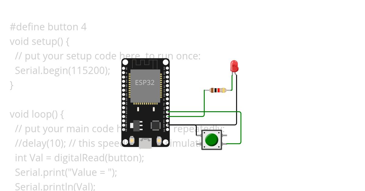 3.Project Button with Value simulation