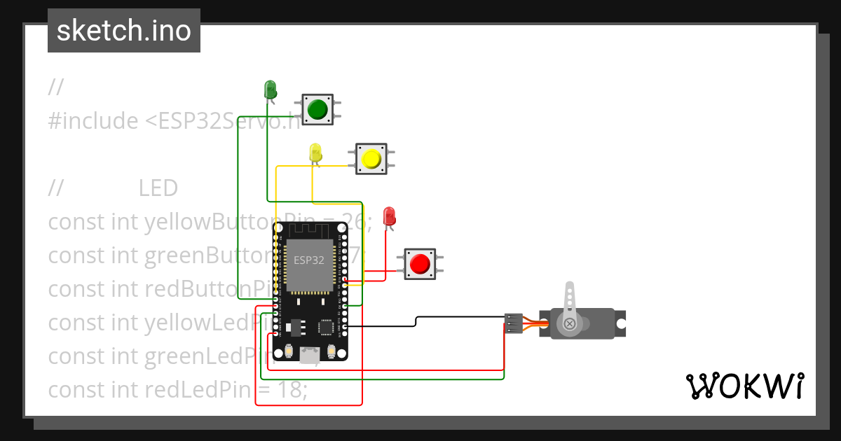 MOTOR control - Wokwi ESP32, STM32, Arduino Simulator