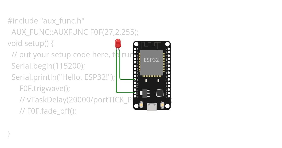 ESP32 火星灯测试 simulation