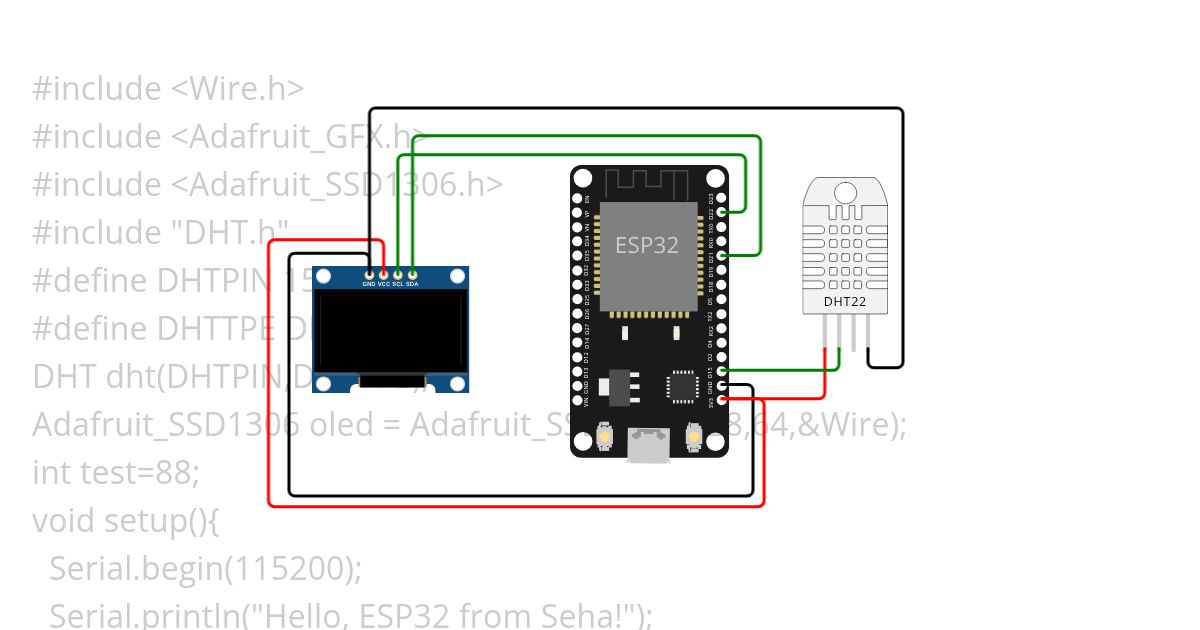 14.DHPT with oled lcd and ESP32 simulation