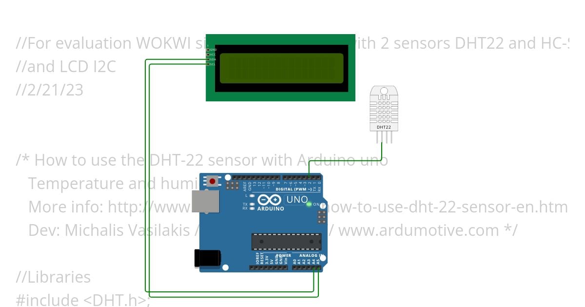 DHT22 simulation