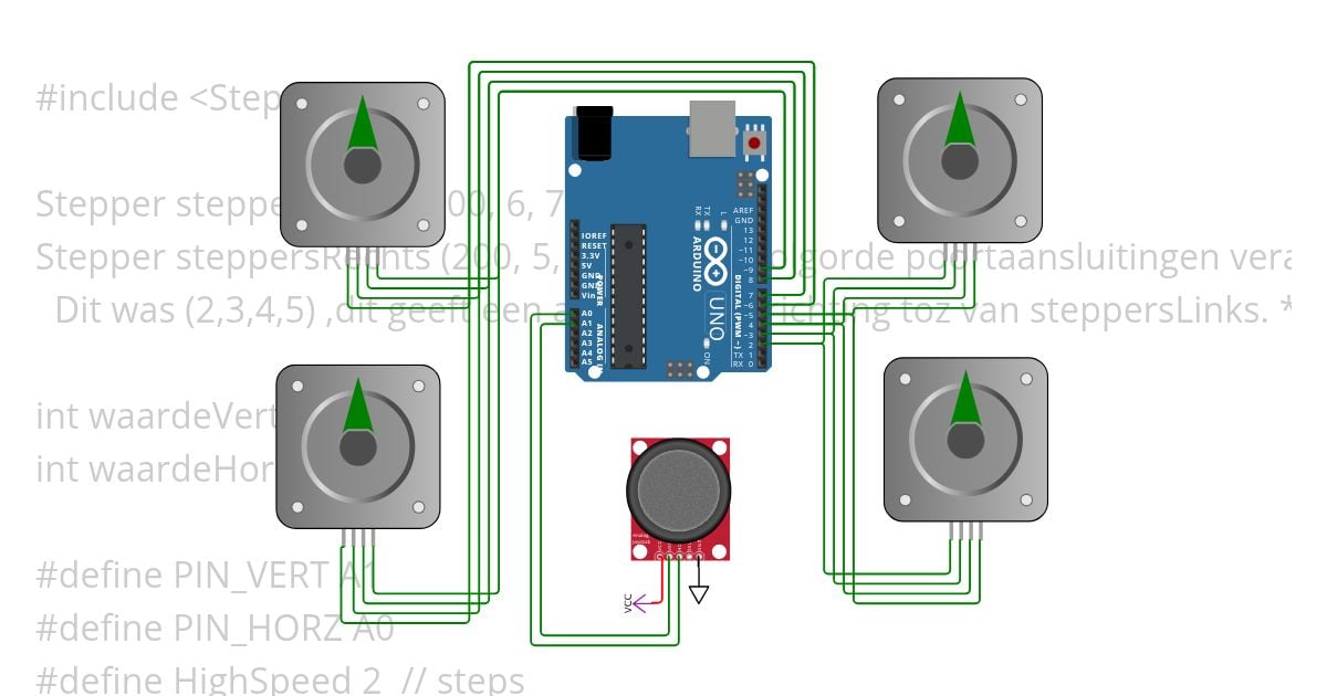 Joystick Copy simulation