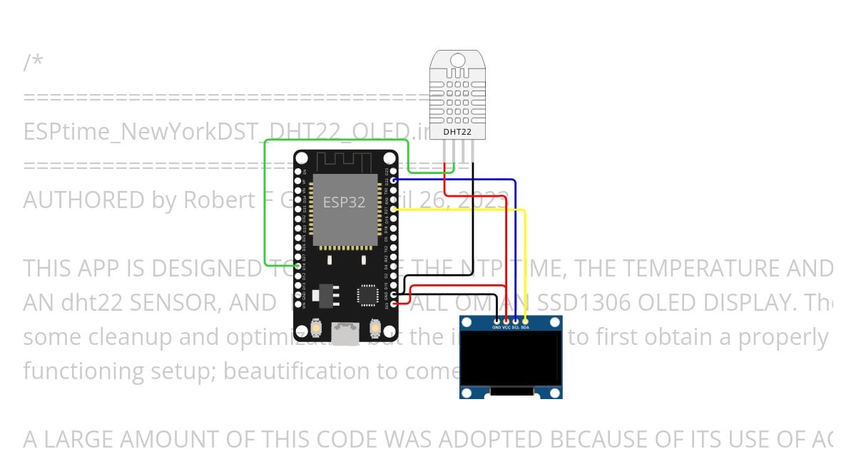 ESPtime_NewYorkDST_DHT22_OLED simulation